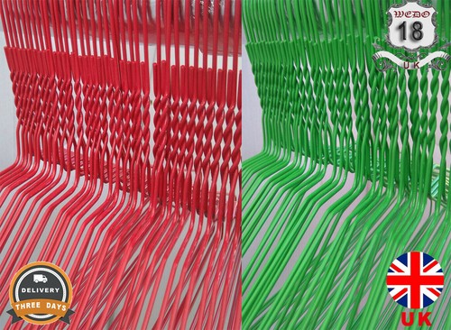 Red green wire hangers - wire, (13g)
