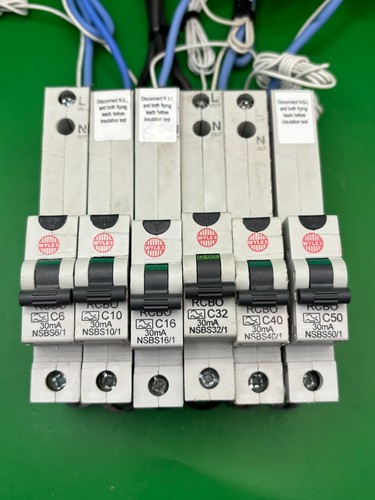 Wylex rcbo nsbs6 - nsbs6/1, nsbs10/1