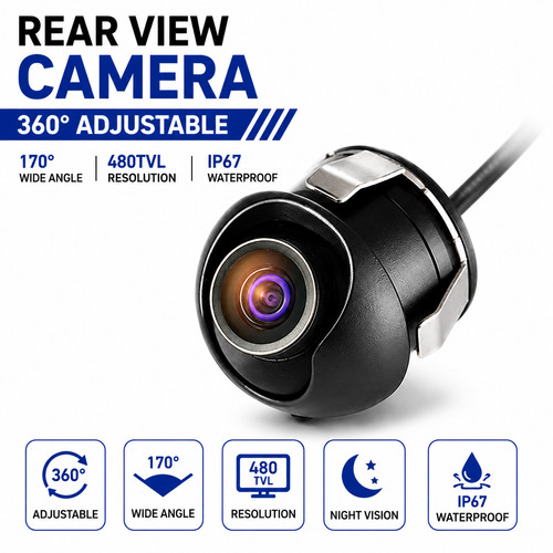 360 car rear view reversing - car,
