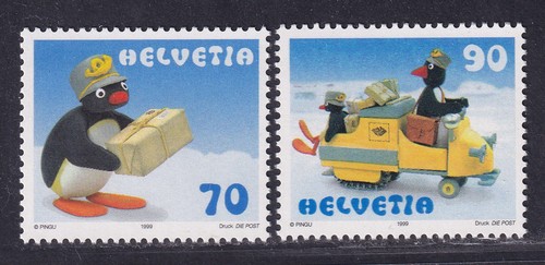 Switzerland stamps 1999 - 1999, pingu