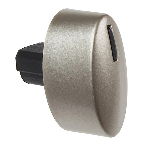 Silver oval knob control dial - control,