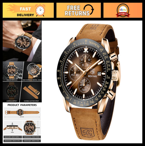Men analog quartz - men's,
