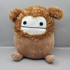 Squishmallows - Benny The Bigfoot 7.5" Plush Golden Sparkly Tinsel Hair Brown 