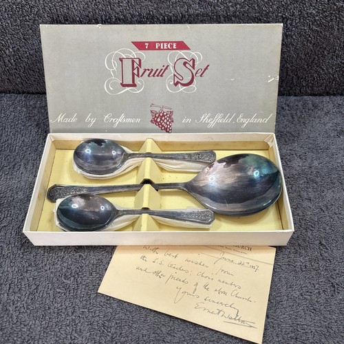 Boxed spoon sheffield a1 - 7,