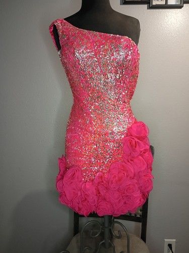 Sherri hill hot - hot, pink/