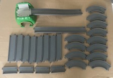 Vintage Tomy Thomas the Tank Engine Grey Road Track x 26 with Tunnel