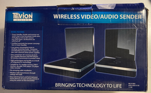 Tevion wireless video - video, audio