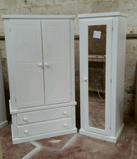 HANDMADE AYLESBURY (WHITE) WARDROBE+FULL HANGING (SET) NOT FLAT-PACK!!!