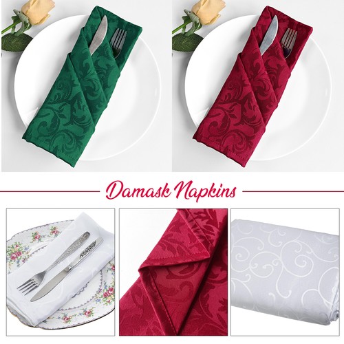 Damask cloth napkins jacquard - cloth,