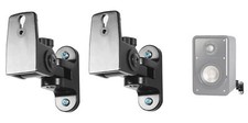 Pair Hidden Wall Mount Swivel Brackets For Polk Audio S15 Bookshelf Speakers