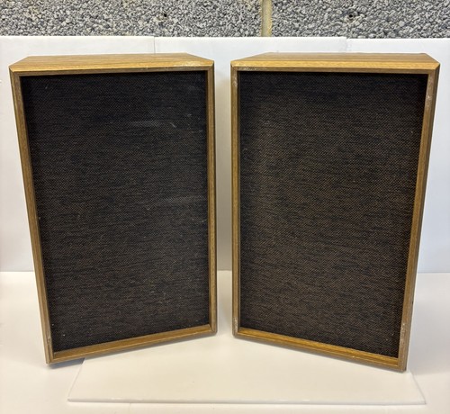 Pair vintage itt ls16 wood - of,
