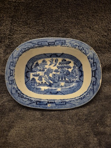 Willow pattern oval shaped - willow,