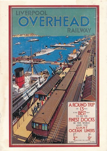 Liverpool overhead railway - liverpool,