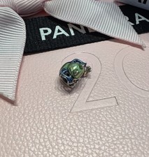 BRAND NEW Genuine Pandora Silver Climbing Frog Charm Green Blue Enamel 793342C01
