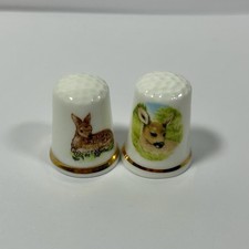 Pair of Vintage Deer Themed