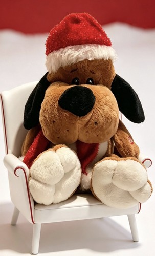 Christmas singing dog - christmas,