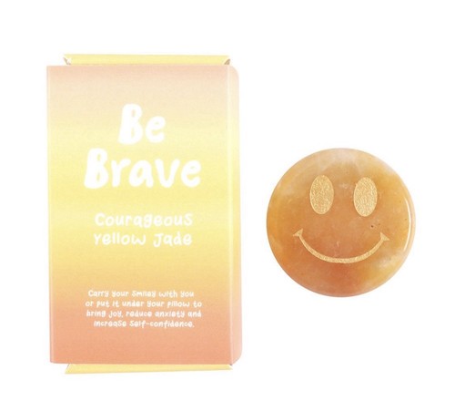 Brave yellow jade - be, happy