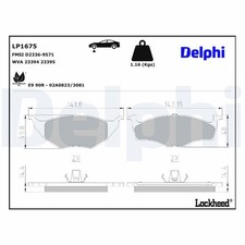 FITS AUDI A2 1.2 TDI BRAKE PAD