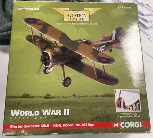 Corgi aviation archive gloster - aviation,