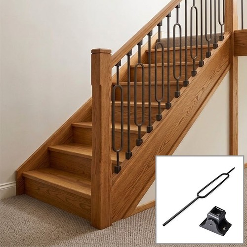 Black metal 13mm - 13mm, spindle