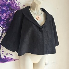 Et Vous Black Paisley Cropped