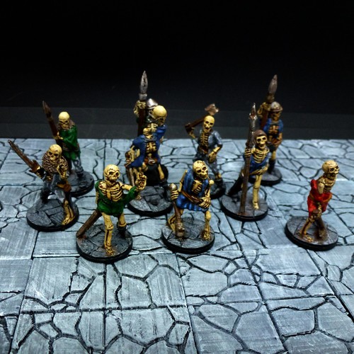 Skeleton miniatures 28mm - miniatures, or