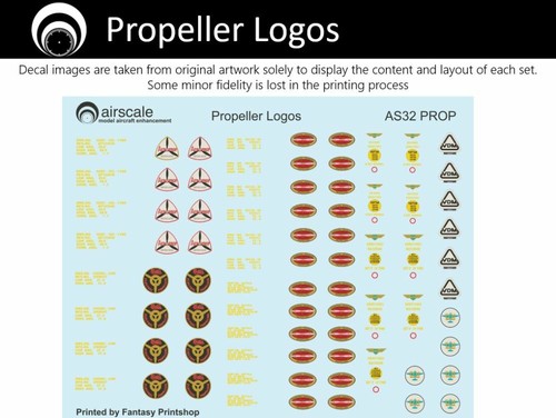 Airscale propeller logo - airscale, decals