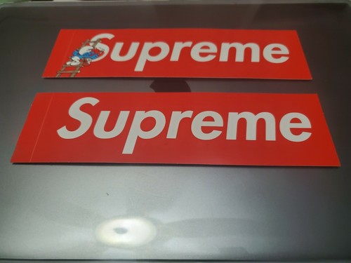 Supreme smurf sticker bonus - supreme, (bonus