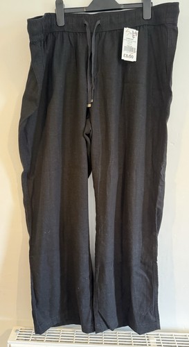 Georgeblack linen trouserssize - linen,