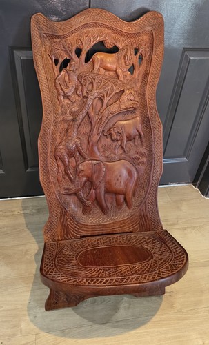 Vintage kenyan hand carved - kenyan,