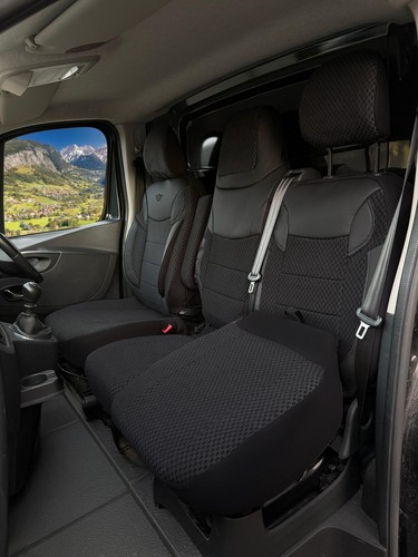 Tailored front seat covers - front,