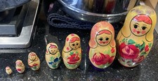 Vintage Wooden Russian Doll