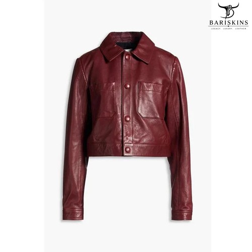 Womens genuine leather shirt - genuine,