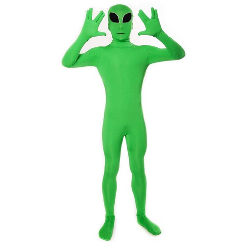 Kids green alien morphsuit - kids,