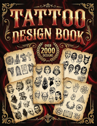 Tattoo design book - book:, 2,000
