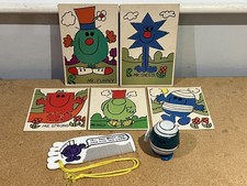 MR MEN BUNDLE - COMB, WIND-UP TOY, STITCHING CARDS - FREE UK POSTAGE!!