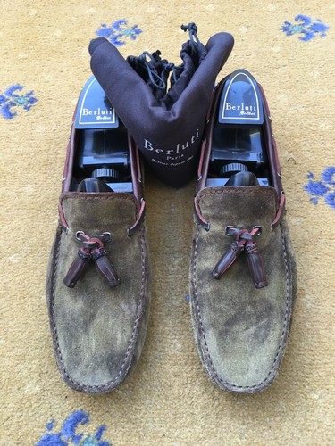 Berluti loafers shoes suede - loafers,