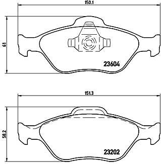Brake pad set - pad,