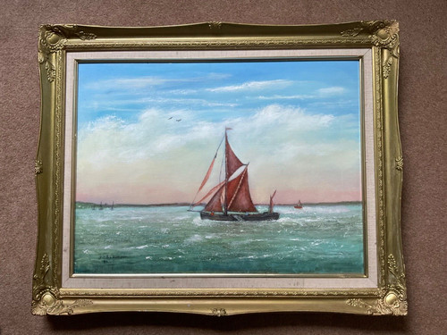 Sailing barge river stour - barge,