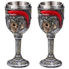 Roman Soldier Skull Goblet