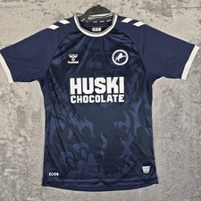 Millwall 2022/2023 Home Football Shirt Hummel M Medium