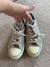 Converse grey and turquoise