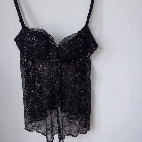 Ann summers black and gold - black,