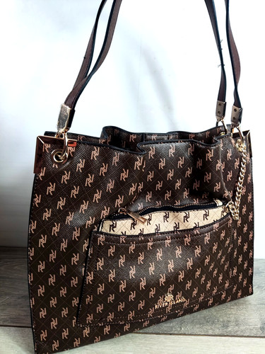 River island brown monogram - island,