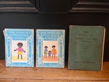 3 Vintage 1960s Helen Bannerman Books - The Story Little Black Bobtail, Quibba