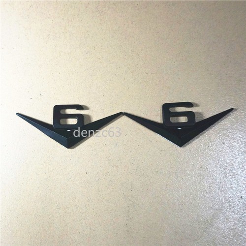 Black matte metal badge - matte, v6