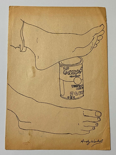 Andy warhol drawing paper - drawing,