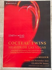 COCTEAU TWINS Concert poster -