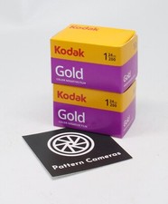 A pack of 2 Kodak Gold 200 35mm Colour Film Rolls with 24 photos on each roll