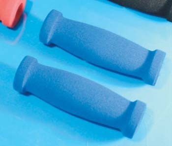 Blue foam hand handlebar - blue,
